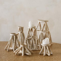 Medium Polly Yates "Eva" Triangle Candleholders