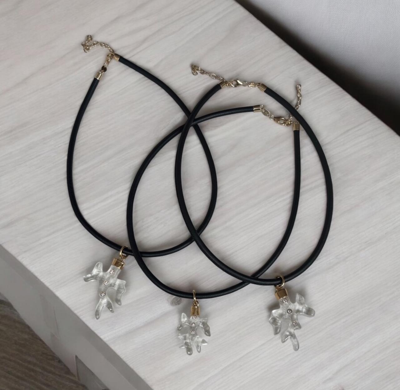 Ciondolo medio in cristallo di rocca e diamanti a forma di corallo con CAP personalizzato in oro 14k in vendita 7