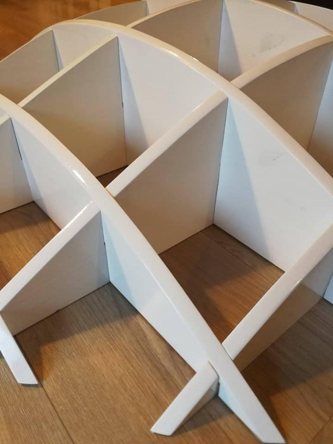 Contemporary Medium Round Pine Shelves by David Renault For Sale