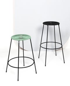 Mittelgroßer Meeresgrüner Acapulco-Barhocker von OK Design