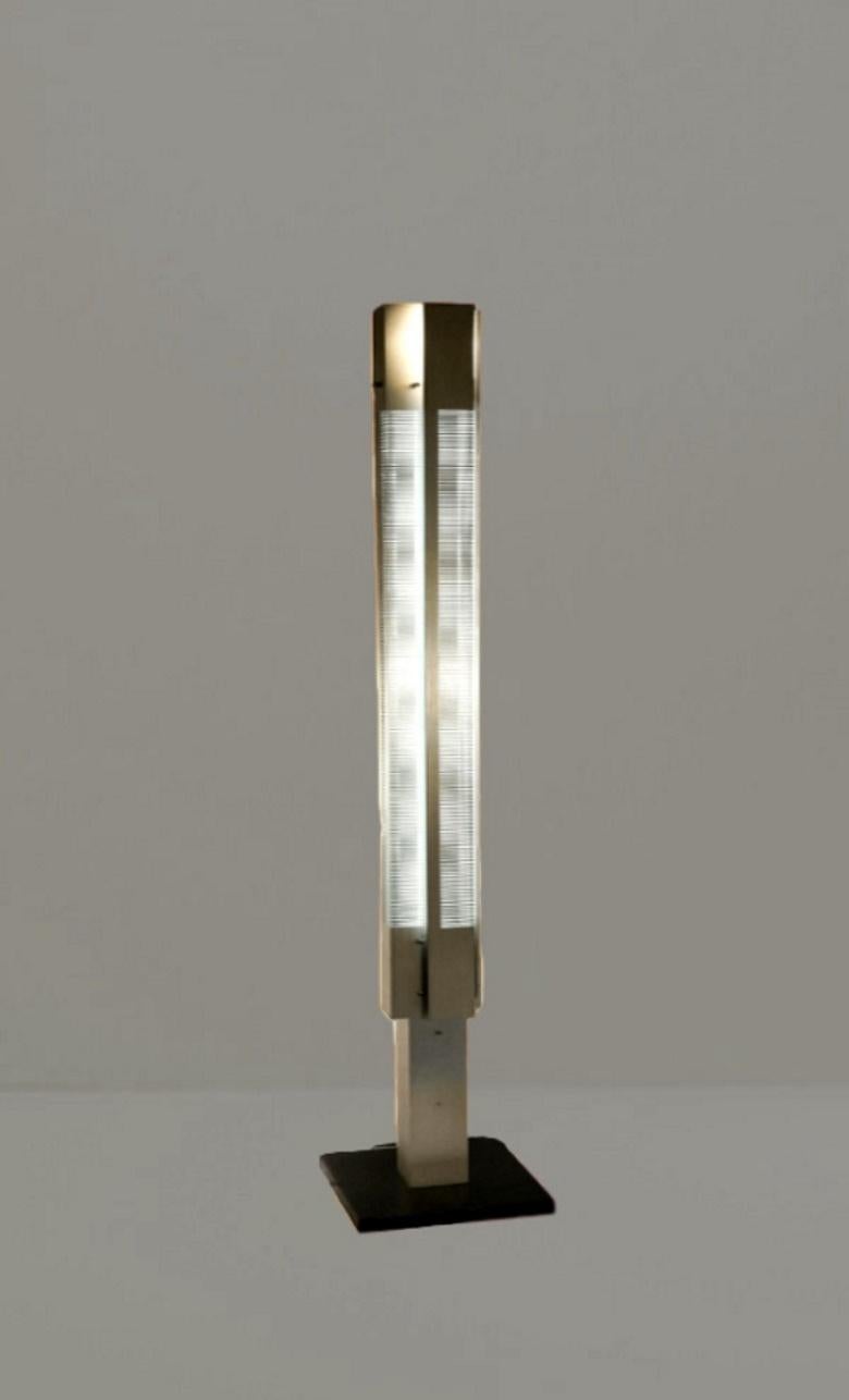 Contemporary Serge Mouille - Medium Signal Floor Lamp in Silver For Sale