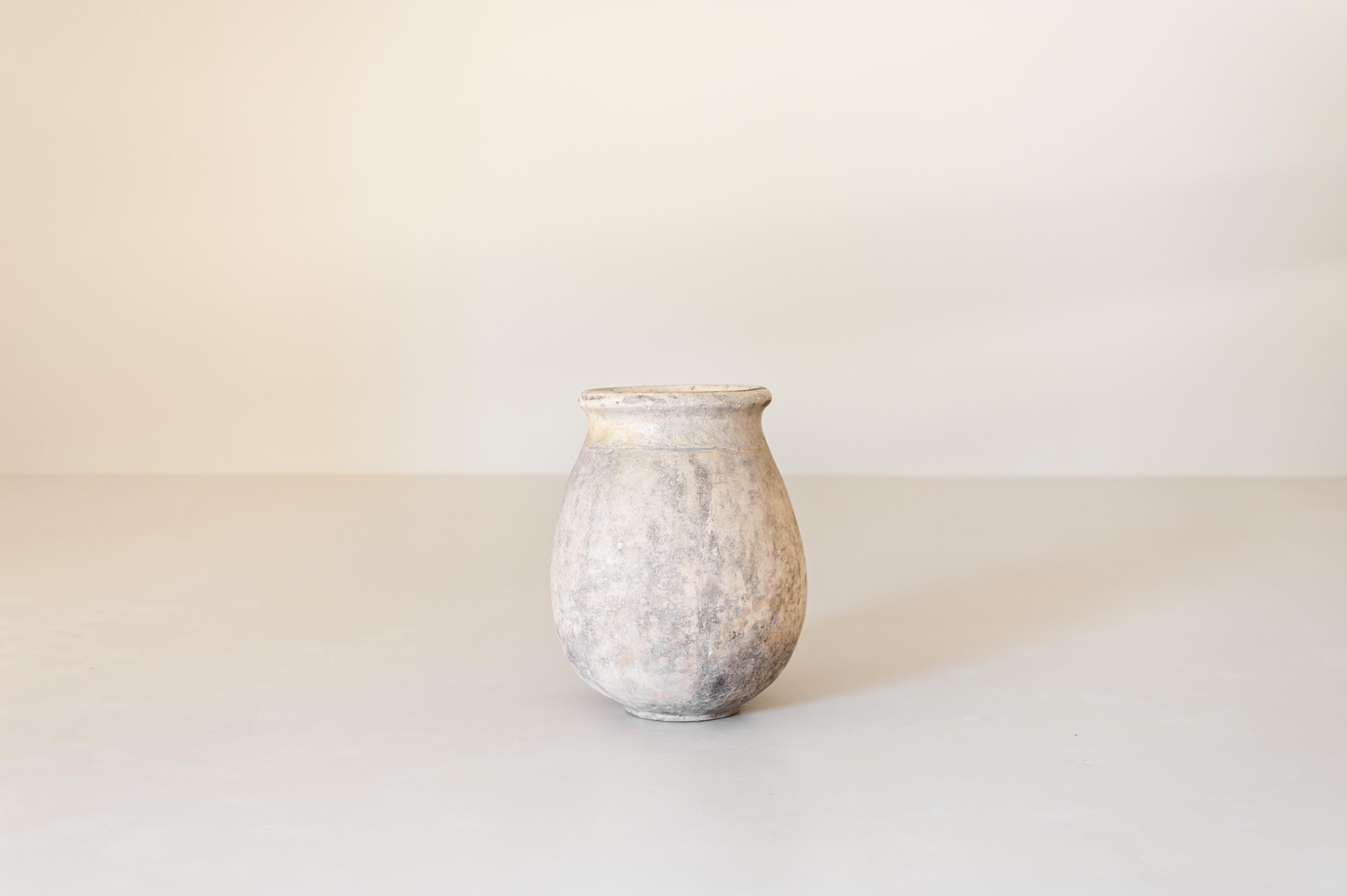 Tarro Antiguo de Terracota para Aceite de Oliva de Liguria de Tamaño Mediano Italiano