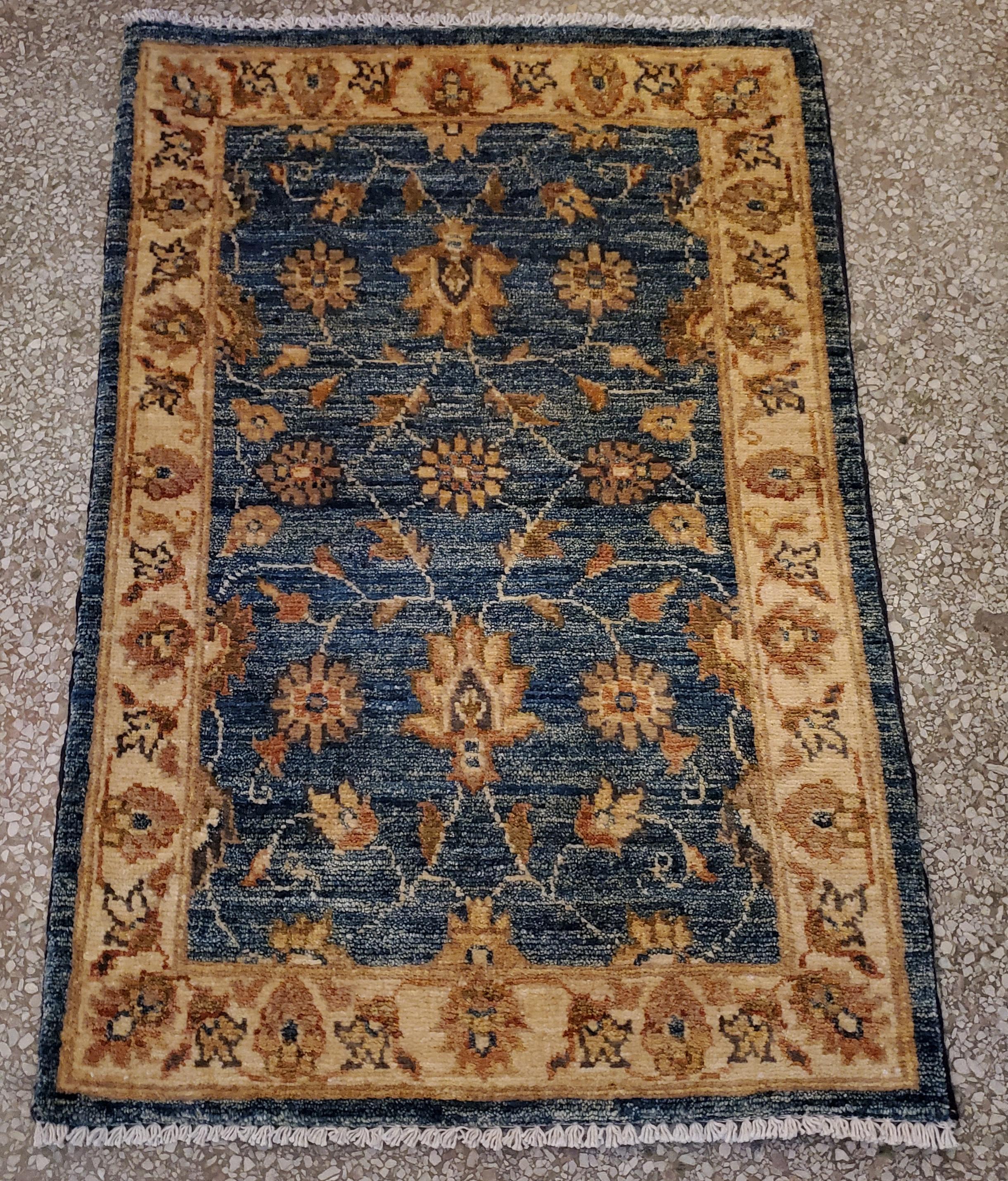 Contemporary Medium Size Asian Area Rug, Colorful / 215 For Sale