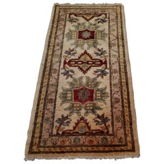 Medium Size Asian Persian Rug, Soft and Colorful / 221