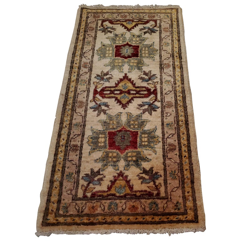 Medium Size Asian Persian Rug, Soft and Colorful / 221 For Sale