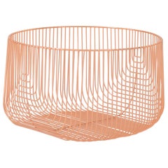 Medium Sized Basket, Wire Basket Design by Bend Goods, Copper