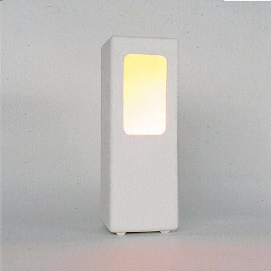 Medium Soft Box MS1 Table Lamp by Marre Moerel
Dimensions: D 15 x W 15 x H 42 cm.
Materials: Earthenware Ceramic. Polished matte finish.

Details: 
E27
Max. 60W
1.7m flat white cable with inline switch and EU plug

Marre Moerel is an internationally