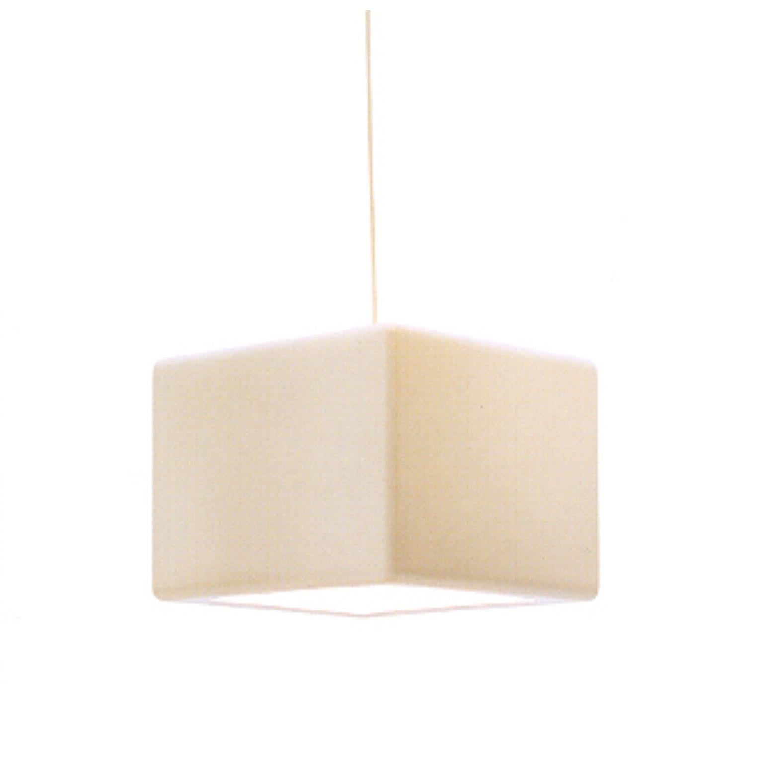 Medium Soft Box SH1 Pendant Lamp by Marre Moerel
Dimensions: D 27 x W 24 x H 19 cm.
Materials: Earthenware Ceramic. Polished matte finish.

Details: 
E27
Max. 60W
2m round white cable with 8cm diam white metal ceiling mount

Marre Moerel is an