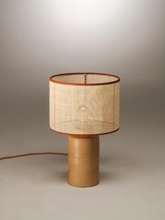Medium Sonora Rattan Table Lamp by NASSI