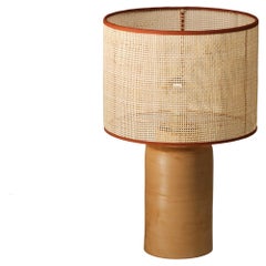 Lámpara de mesa mediana Sonora de ratán by NASSI