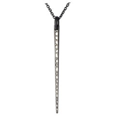 Medium Spike Necklace (Mega Pavé, KA+DIA)