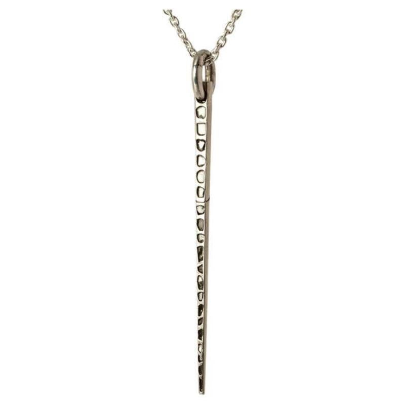 Medium Spike Necklace (Mega Pavé, PA+DIA) For Sale