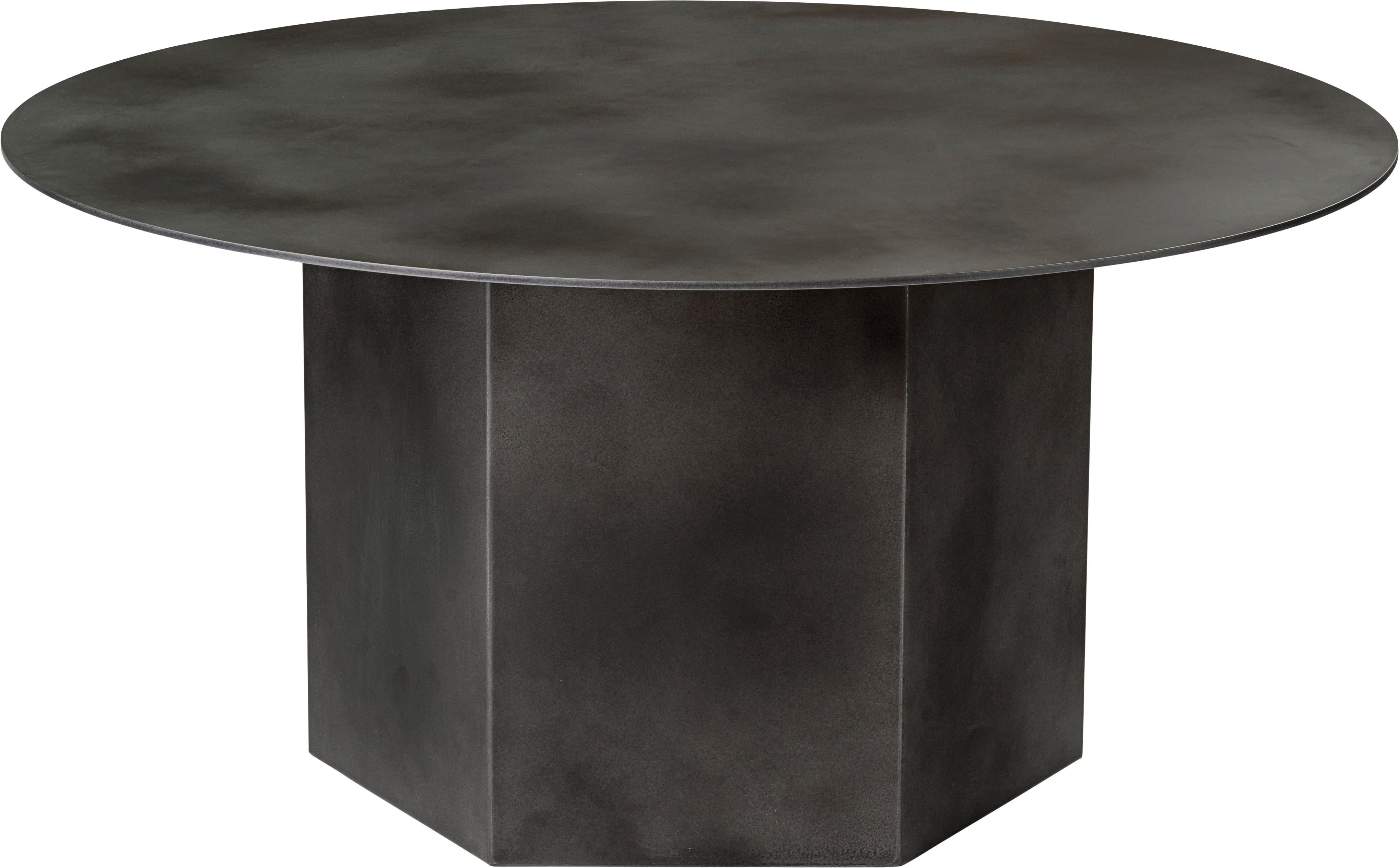Table basse 'Epic' en acier moyen rouge terreux par GamFratesi pour Gubi en vente 2