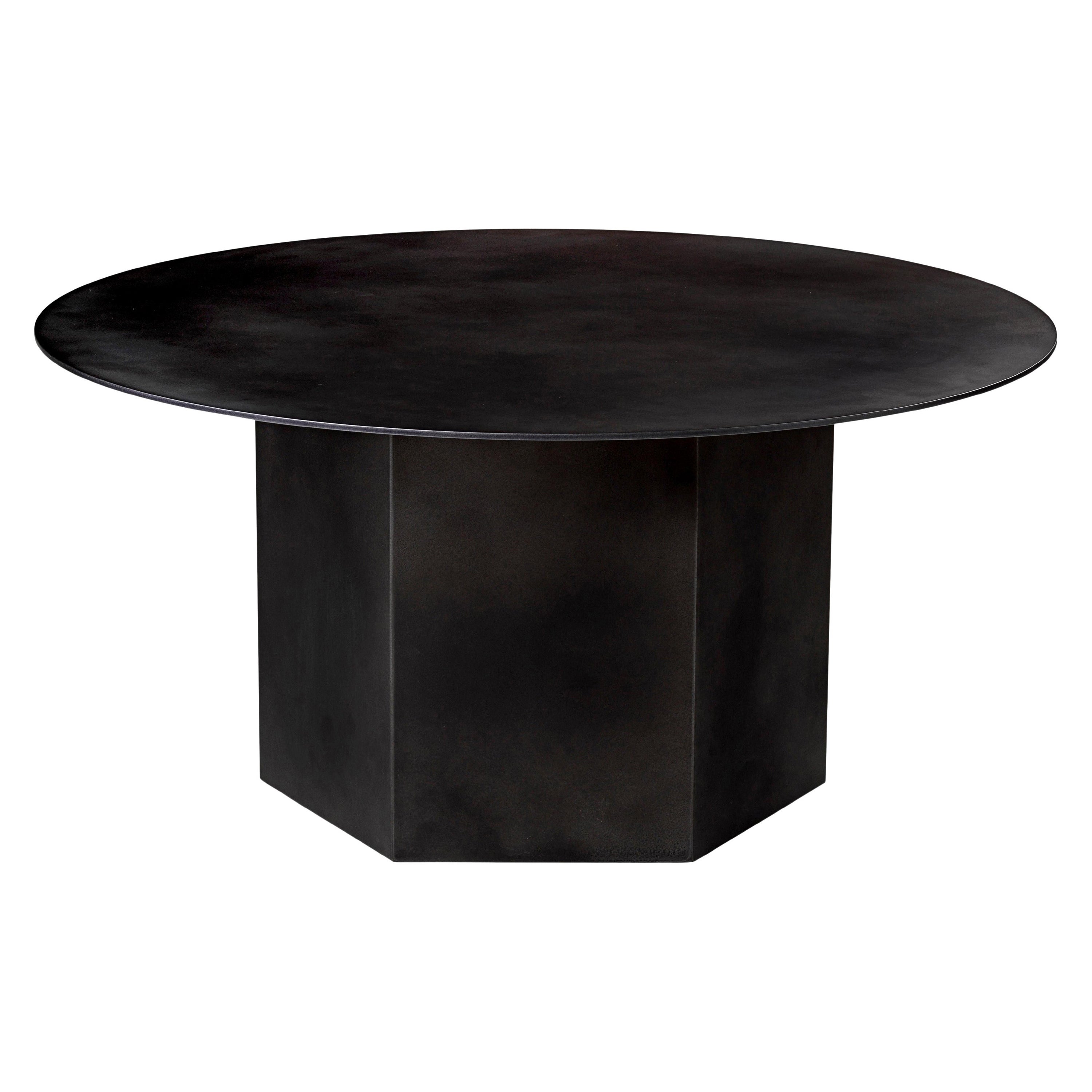 Table basse 'Epic' en acier moyen rouge terreux par GamFratesi pour Gubi en vente 3