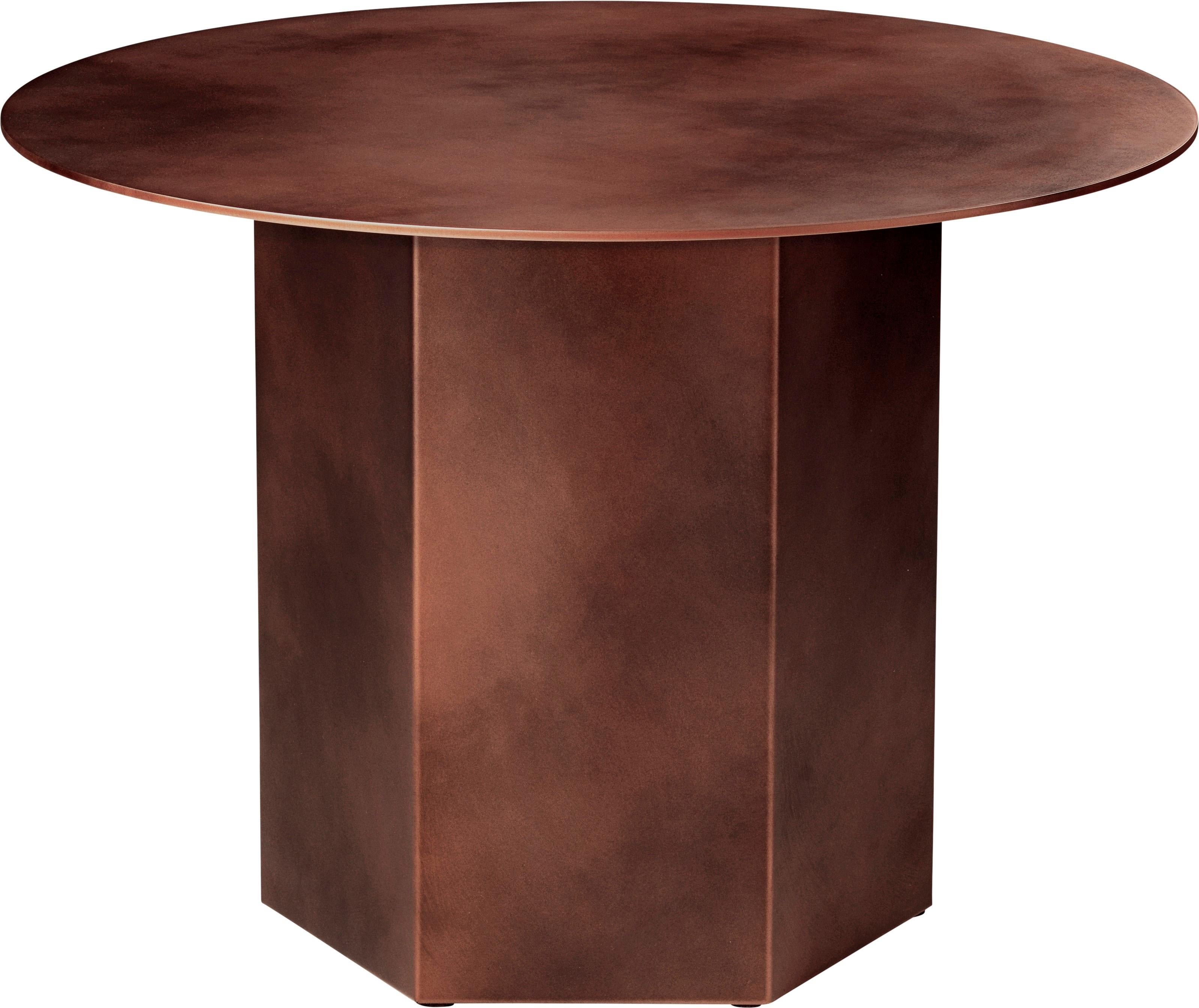 Table basse 'Epic' en acier moyen rouge terreux par GamFratesi pour Gubi en vente 6