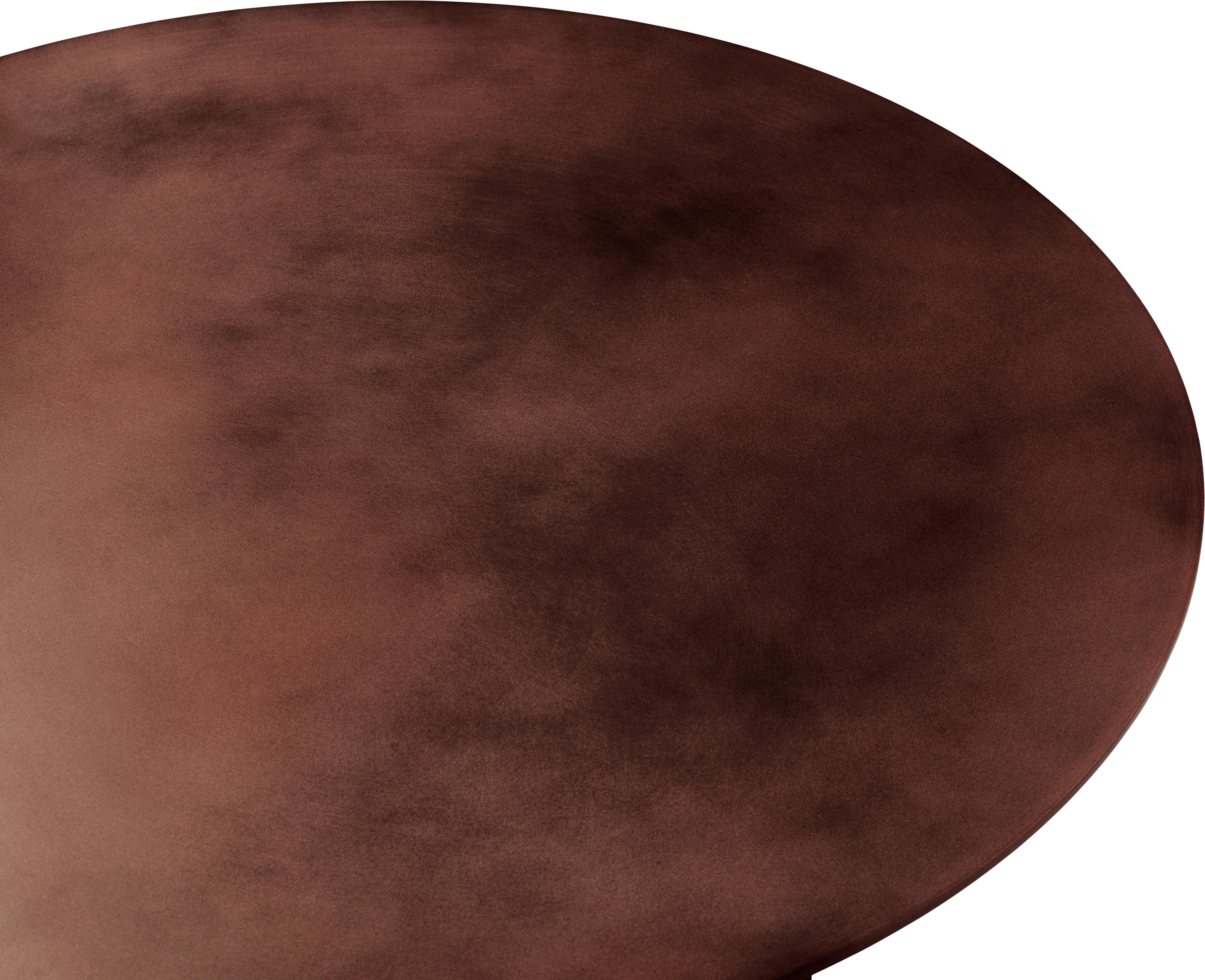 italien Table basse 'Epic' en acier moyen rouge terreux par GamFratesi pour Gubi en vente