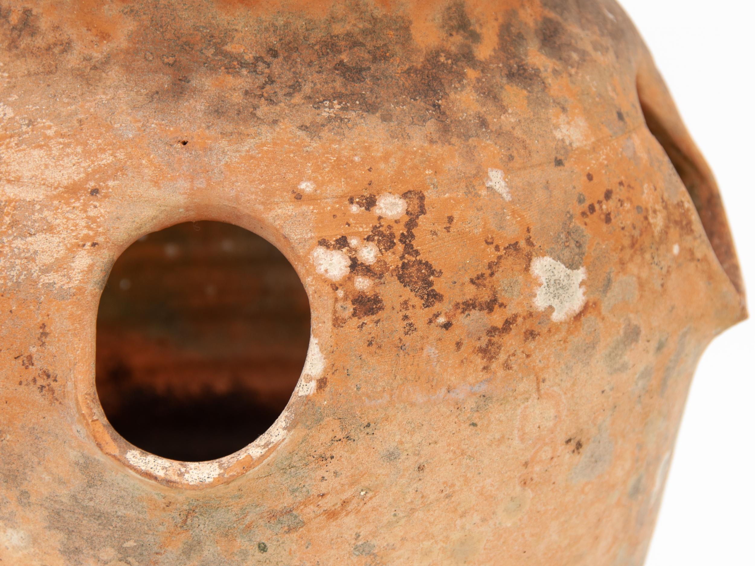 20th Century Medium Strawberry Pot in Terra Cotta