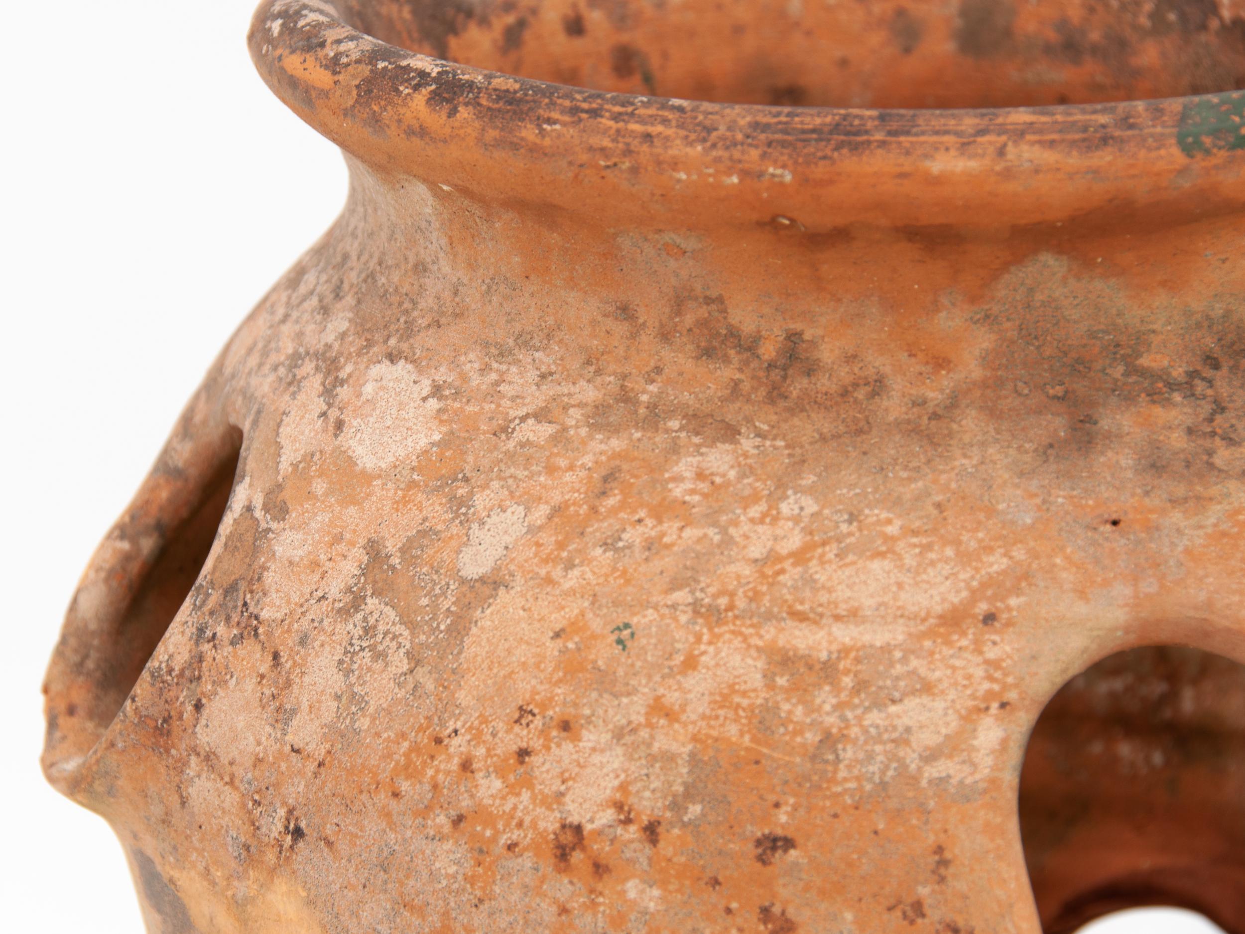 Terracotta Medium Strawberry Pot in Terra Cotta