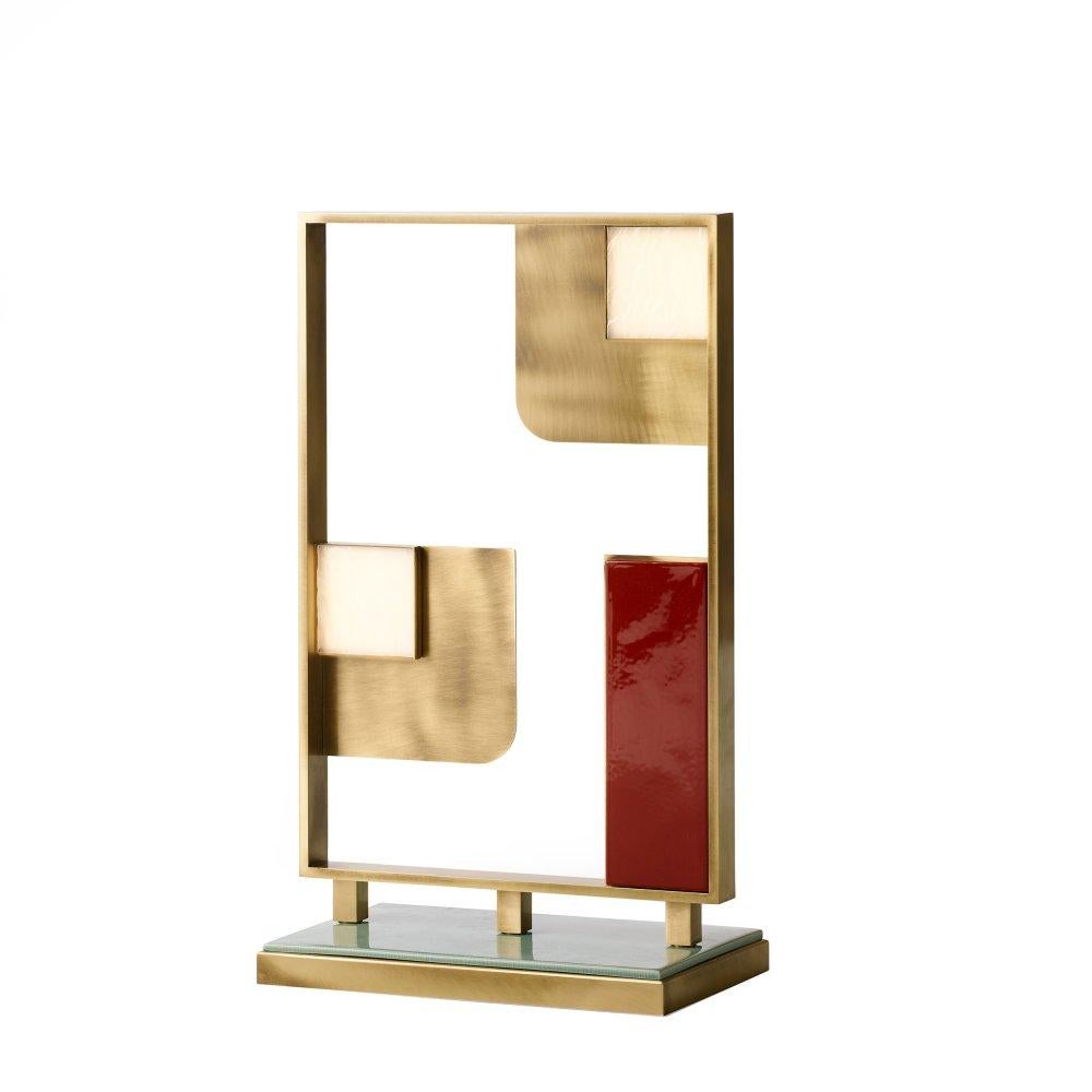 Brass Medium Sunset Table Lamp by Marioni For Sale