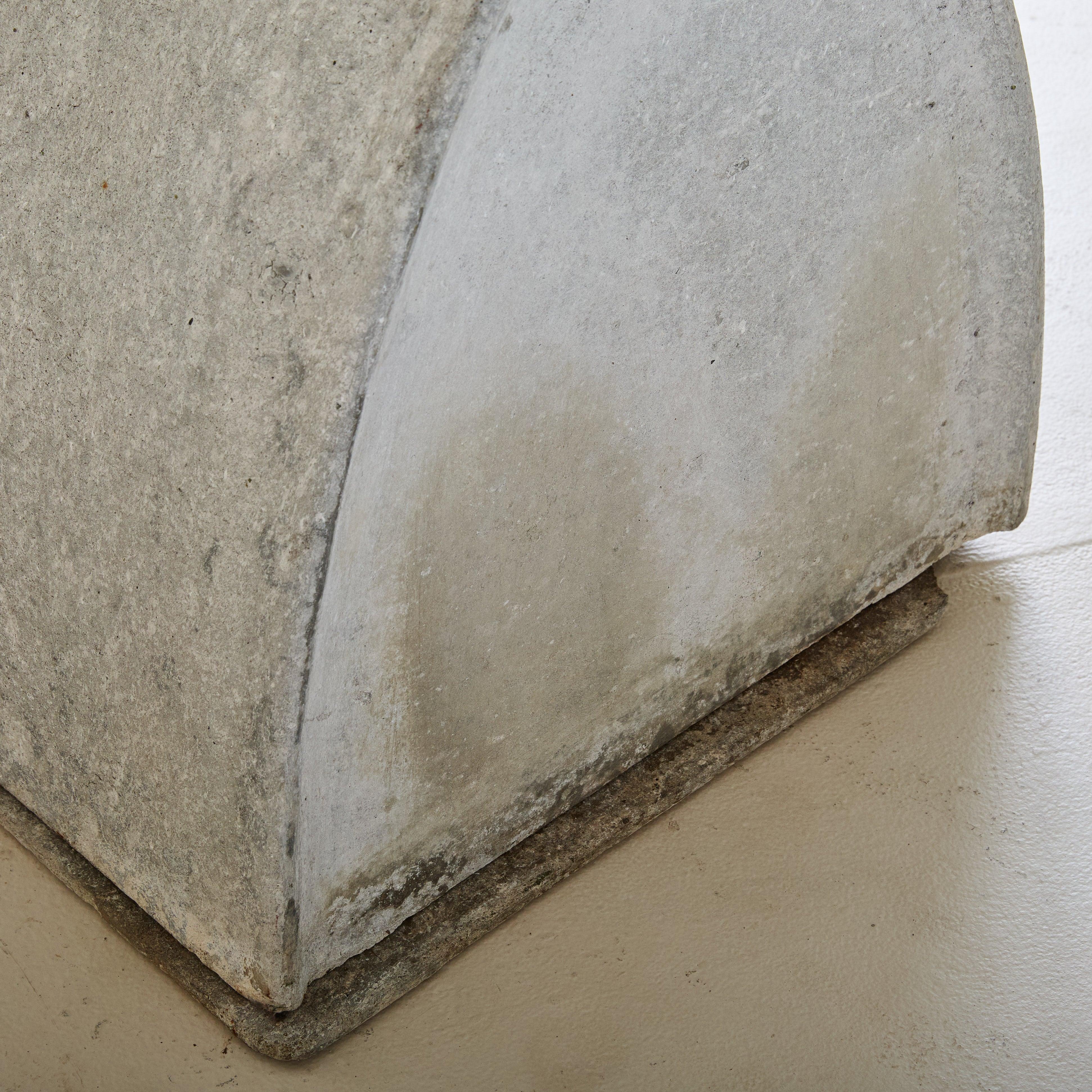 Mid-20th Century Medium Swiss Concrete Dog House by Willy Guhl for Eternit, 1960s For Sale