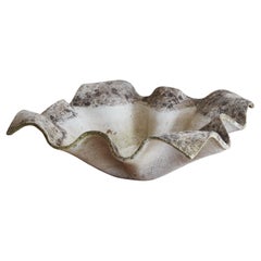 Medium Swiss Squiggle Edge Concrete Planter by Willy Guhl, 1960s