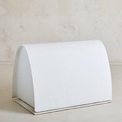 Medium Swiss White Concrete Dog House by Willy Guhl for Eternit, 1960s