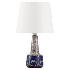 Medium Table Lamp by Marianne Starck for Michael Andersen Blue Persia Glaze 1960