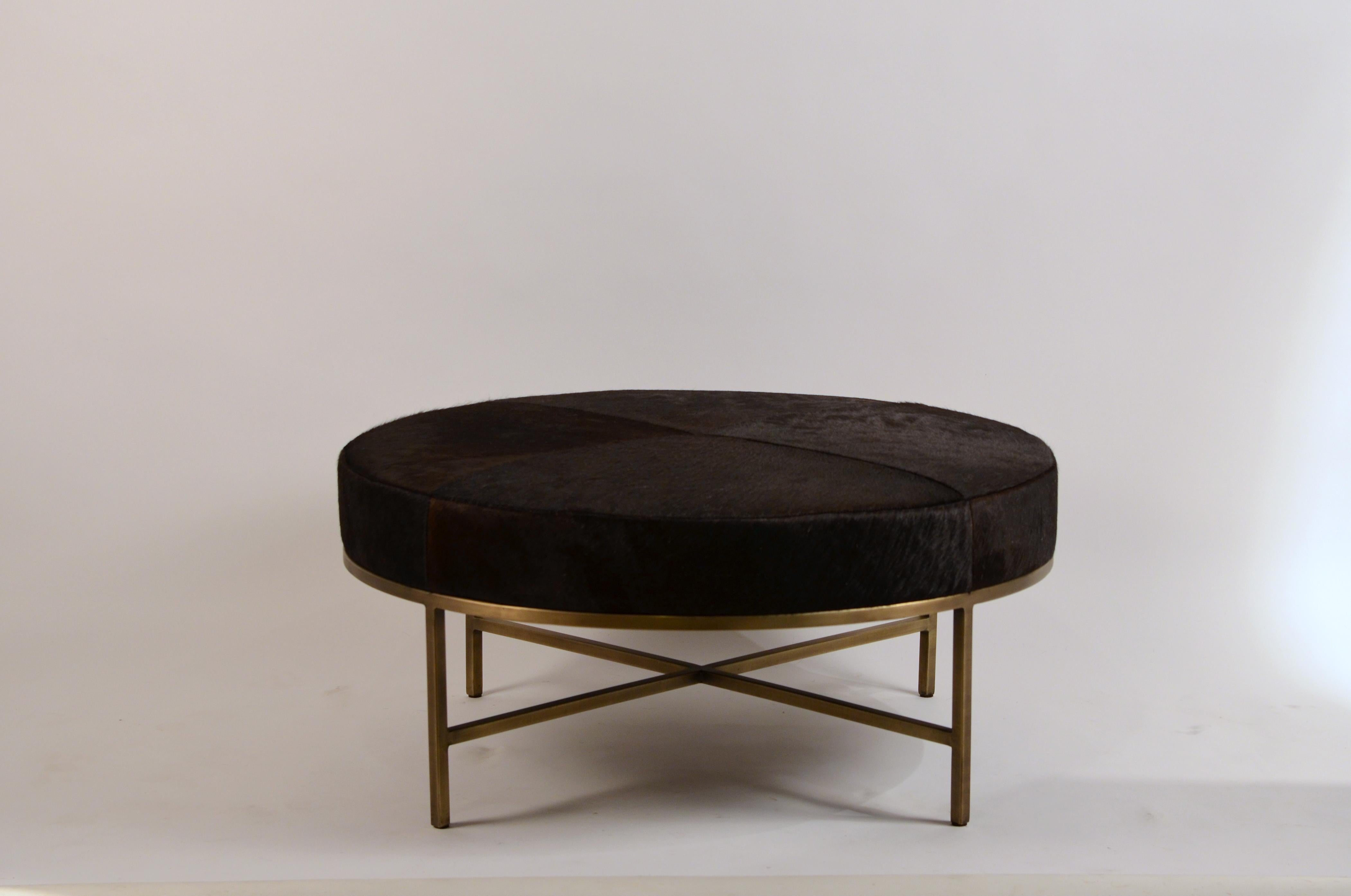 Contemporary Medium 'Tambour' Ottoman by Design Frères For Sale