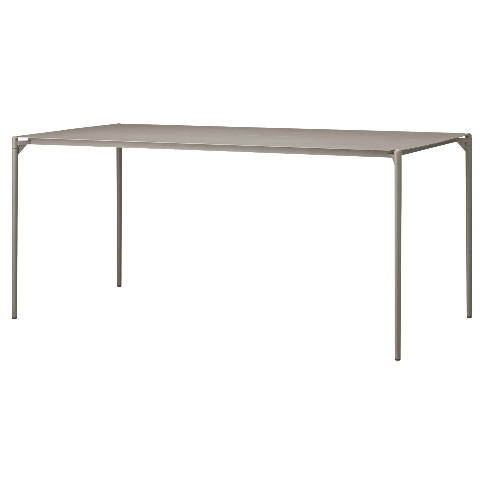 Medium Taupe Minimalist Table For Sale