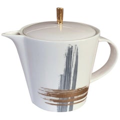 Medium Tea Pot Artisan Brush André Fu Living Tableware New