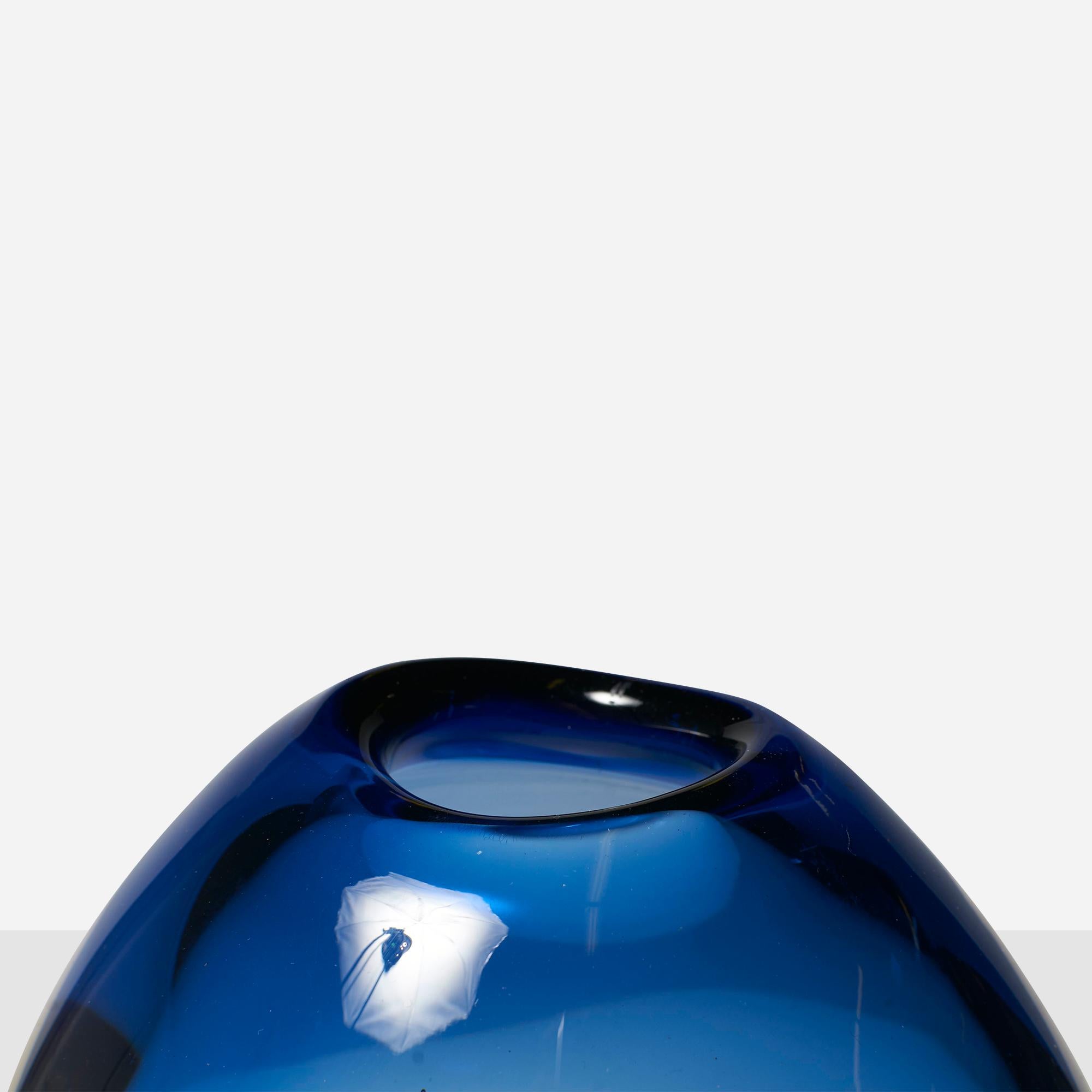 Danish Medium Teardrop Shaped Vase by Per Lutken For Sale
