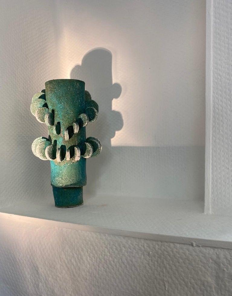 Medium tempo sculpture by Olivia Cognet
Materials: Ceramic
Dimensions: around 30-40 cm tall

 
For this Tempo pieces the design is good Glaze will be different Either mat white - Glossy White or Row white Clay.

Tempo
Dynamic sculptures