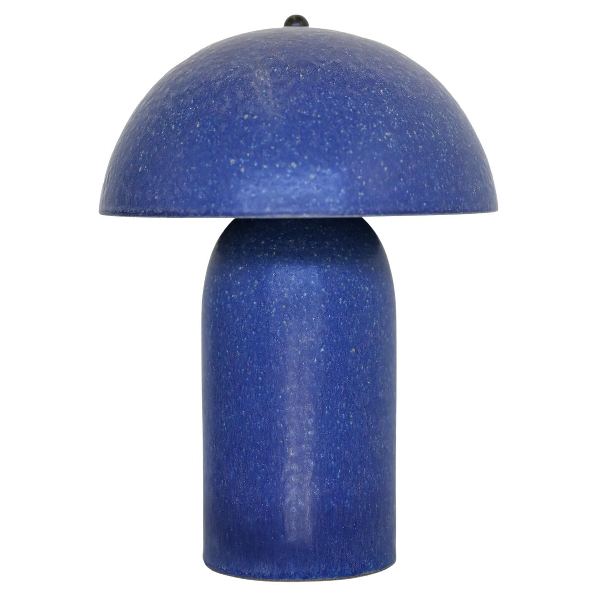 Medium Tera Table Lamp in Glazed Indigo by Ceramic