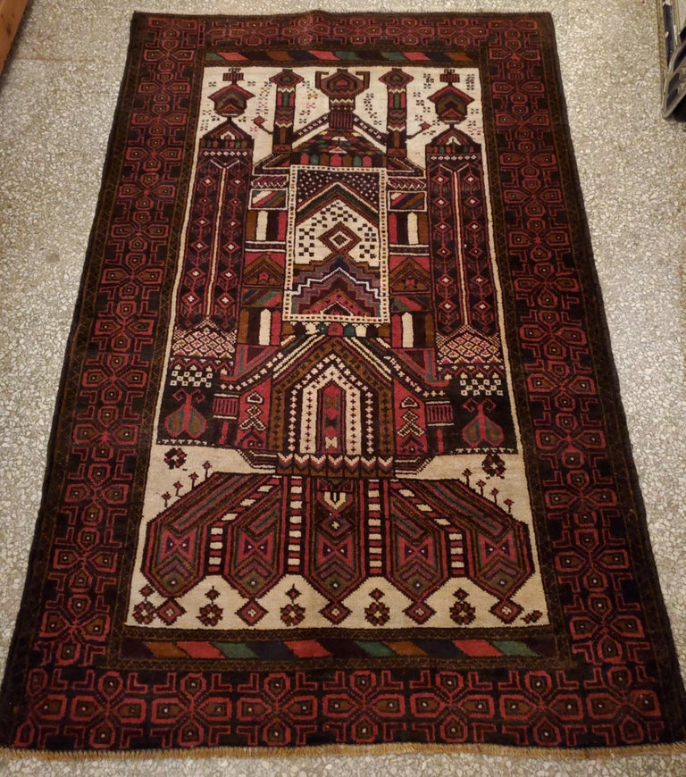 We carry some of the best Afghan carpets and rugs, and if you are willing to give your room a colorful new look with one of our stunning carpets, we are here to help. This one measures approximately 56