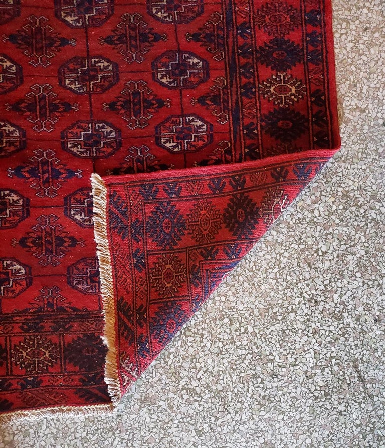 Medium to Large Size Afghan Area Carpet / Rug, Colorful In New Condition For Sale In Orlando, FL