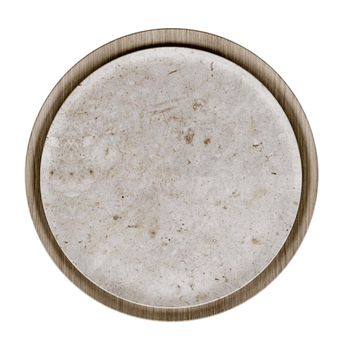 italien Table basse Medium Travertine Bold de Mohdern en vente