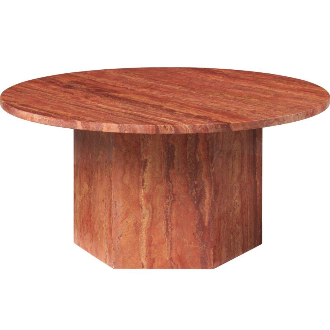 Medium Travertine Epic Table by Gamfratesi for Gubi For Sale 5