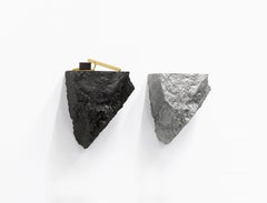 Medium Twin Rock Contemporary Shelves