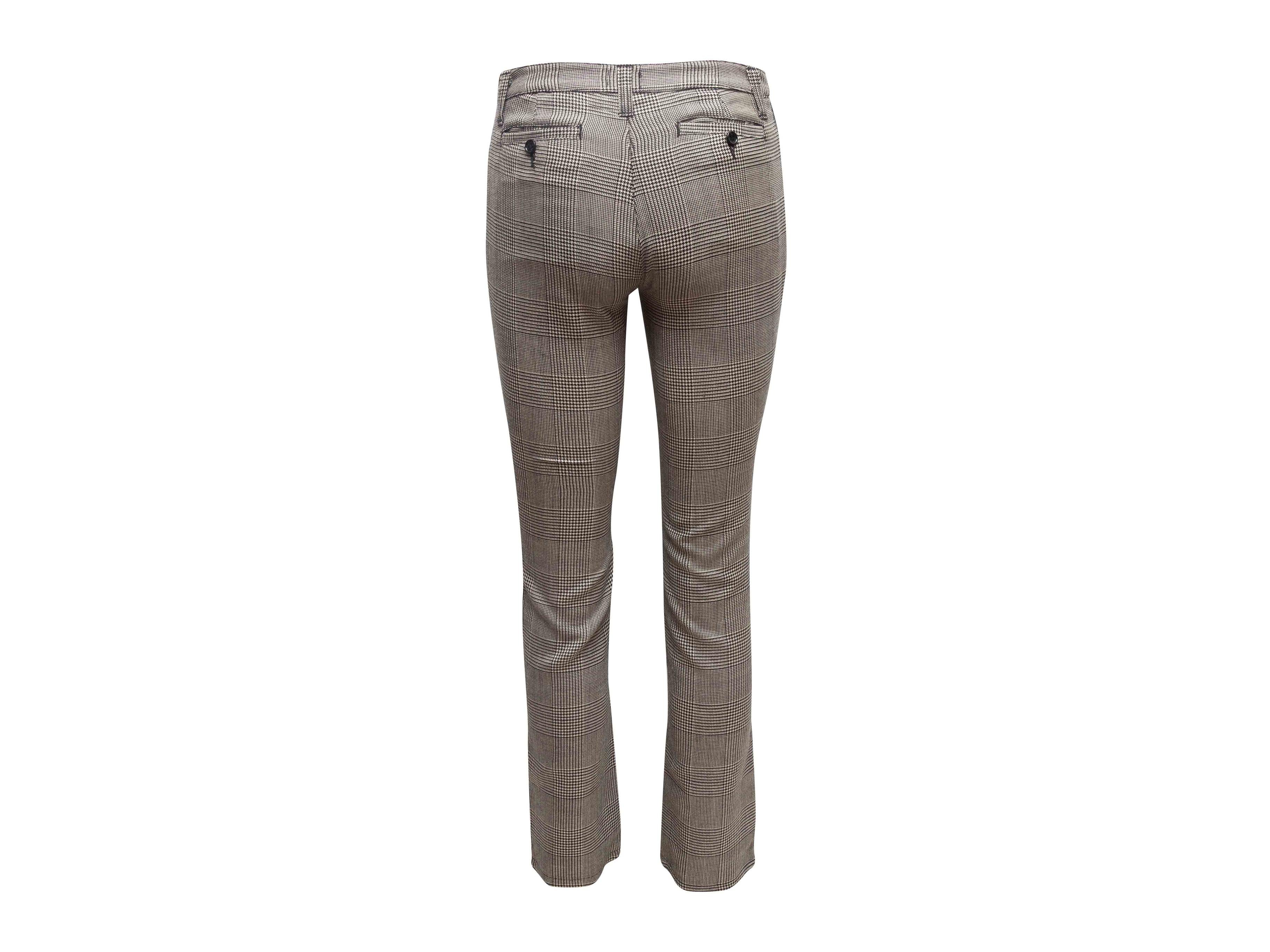 Pantalon patchwork Denim & Glen Plaid D&G moyennement délavé Taille IT 42 Pour femmes en vente
