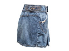 Medium Wash Dolce & Gabbana Denim Mini Skirt Size IT 44