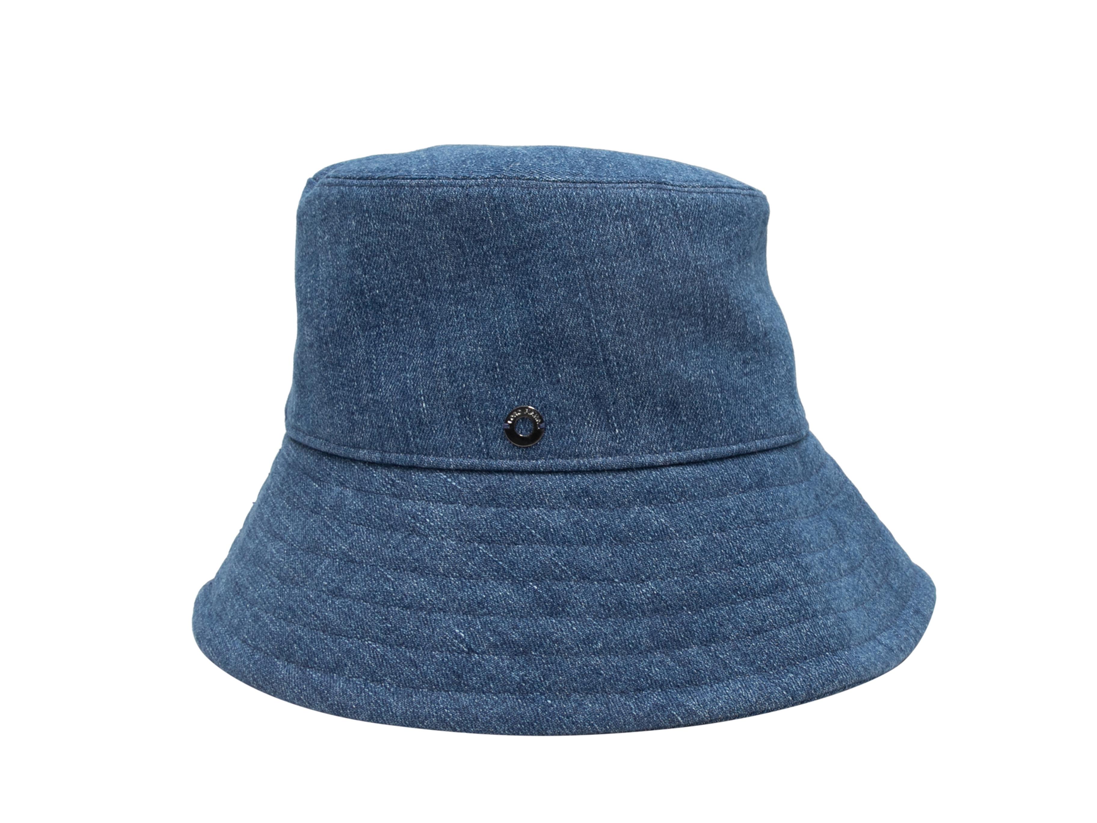 Women's or Men's Medium Wash Loro Piana Denim Bucket Hat Size M For Sale