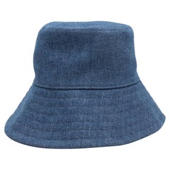 Medium Wash Loro Piana Denim Bucket Hat Size M