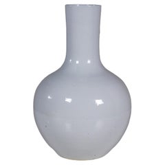 Medium White Ceramic Vase 