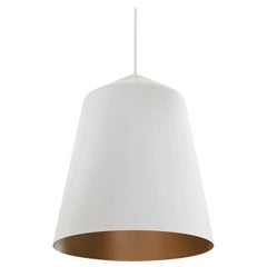 Lampe à suspension de cirque conçue par Corinna Warm, blanc moyen/bronze, en stock