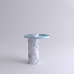 Medium Weiß Zeitgenössisches Guéridon, Sebastian Herkner