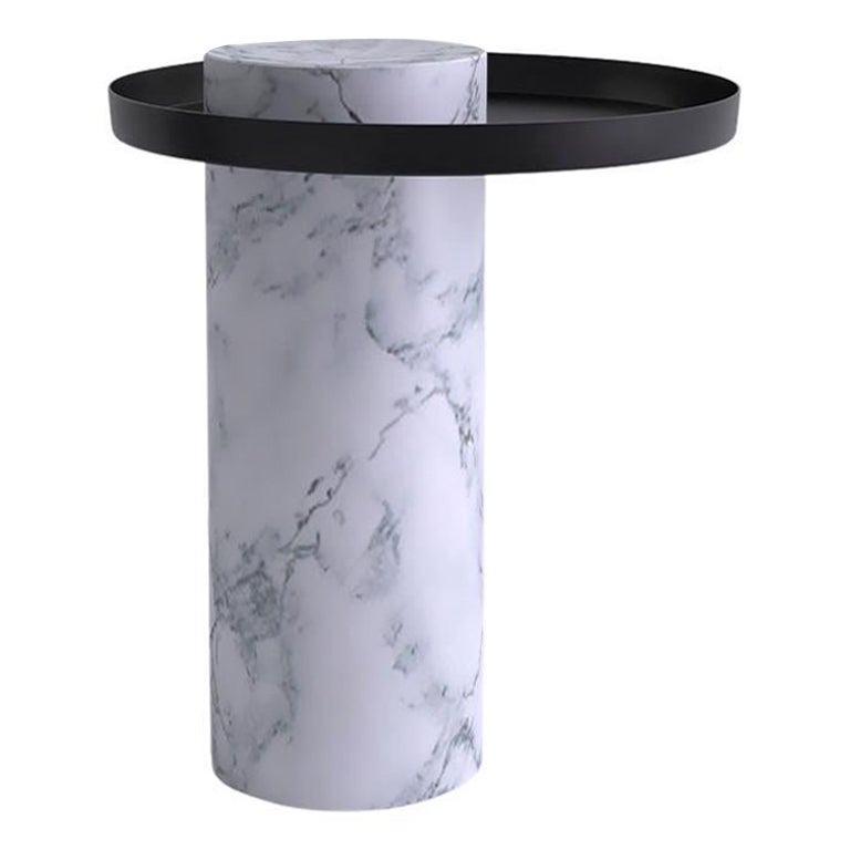 Guéridon Contemporáneo Blanco Medio, Sebastian Herkner