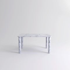 Medium White Marble "Sunday" Dining Table, Jean-Baptiste Souletie