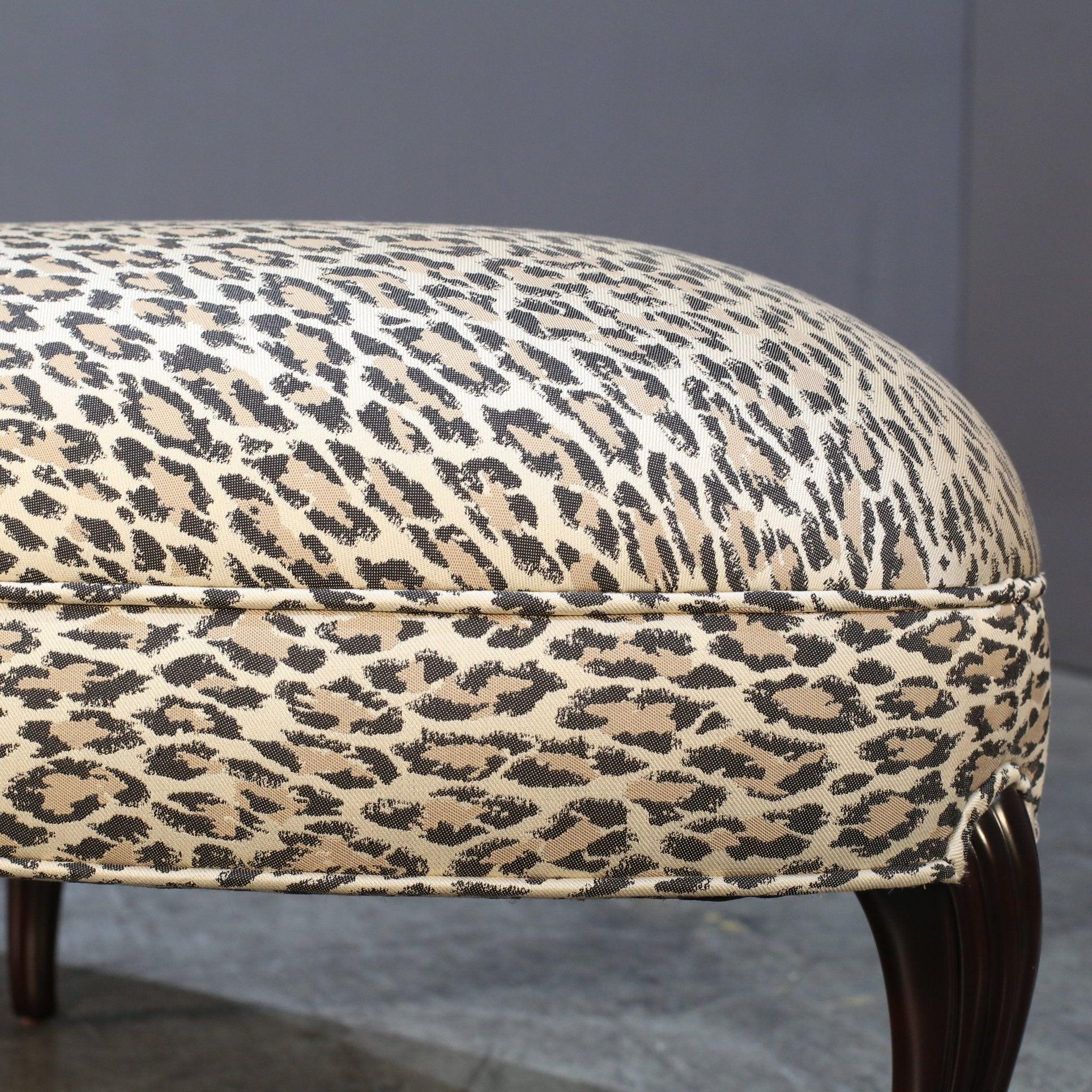 Singaporean Medoc Ottoman by Christopher Guy