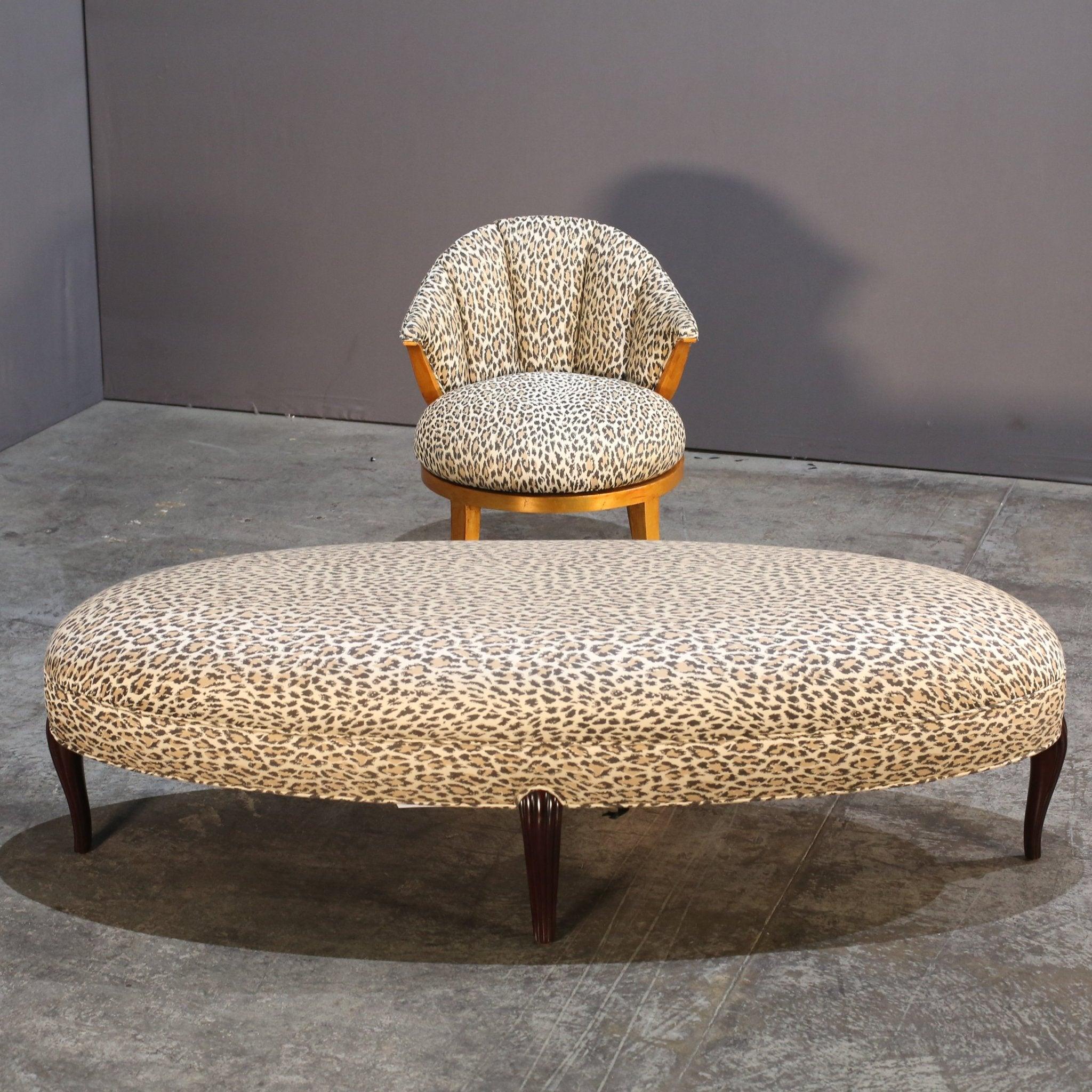Contemporary Medoc Ottoman by Christopher Guy