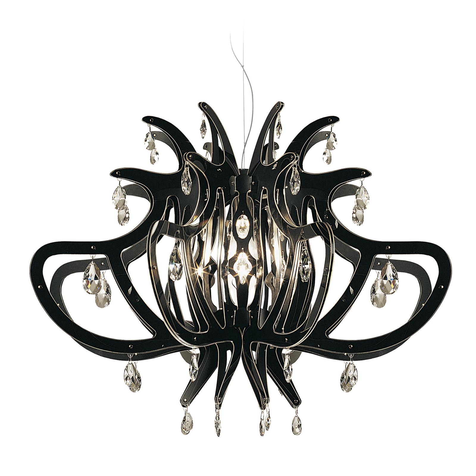 Italian Medusa Black Ceiling Lamp by Nigel Coates